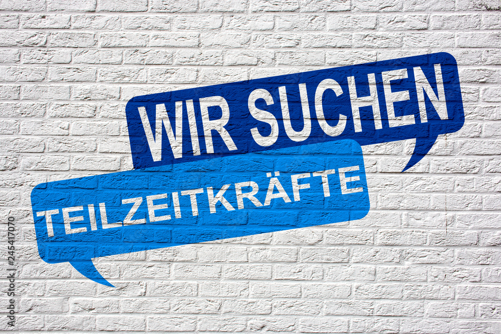 Wir suchen Teilzeitkräfte - Jobsuche und Bewerbung Graffiti Wir suchen Teilzeitkräfte - Jobsuche und Bewerbung Graffiti