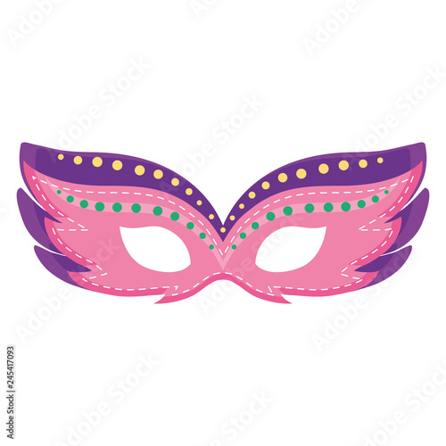 carnival mask accessory icon