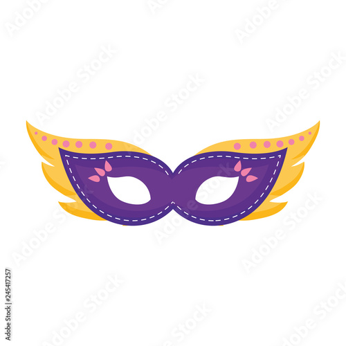 carnival mask accessory icon