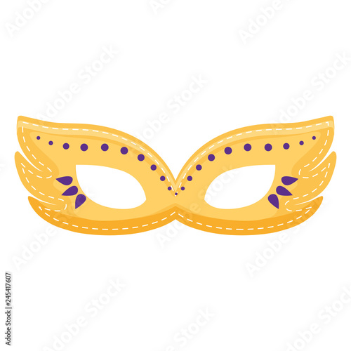 carnival mask accessory icon