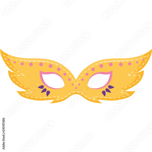 carnival mask accessory icon