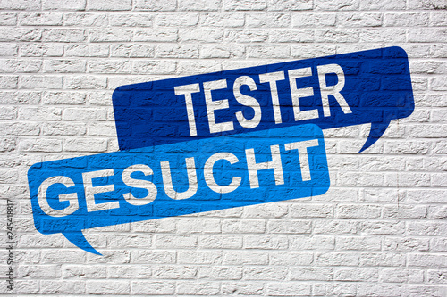 Tester Gesucht - Jobsuche und Bewerbung Graffiti