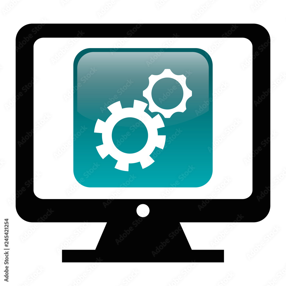 computer with setup app computer with setup app