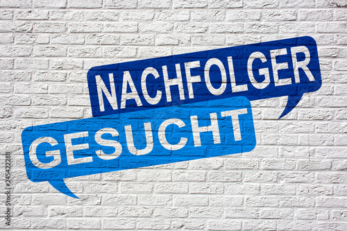 Nachfolger Gesucht - Jobsuche und Bewerbung Graffiti