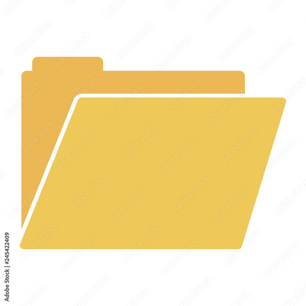 folder document isolated icon