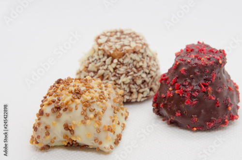 Traditional and Delicious Swedish Sweets(Desserts) on White Background