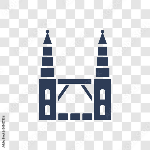 Petronas towers icon vector