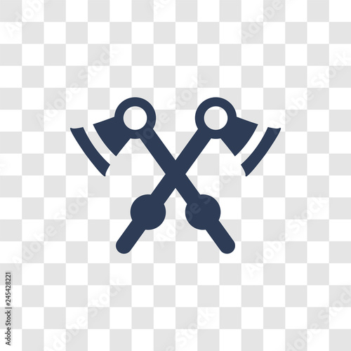 Axes icon vector