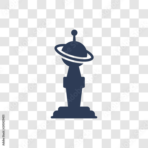 Bild auf Leinwand Golden globe icon vector