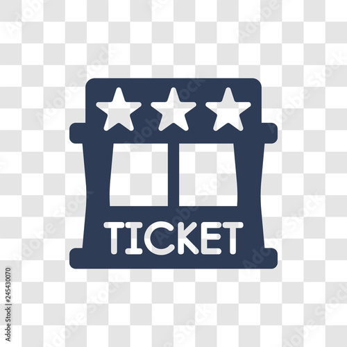 Ticket office icon vector