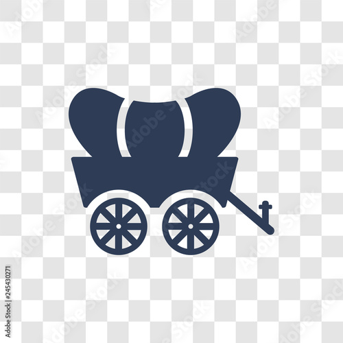 Carriage icon vector