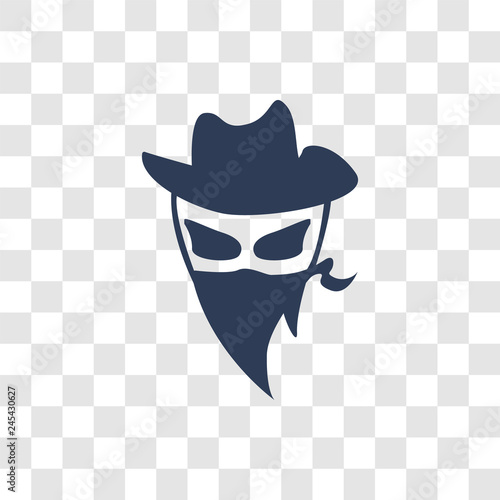Outlaw icon vector