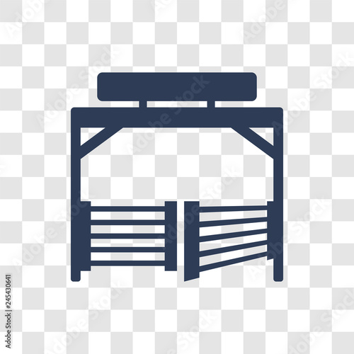 Paddock icon vector