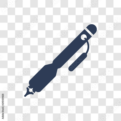 Fountain pen icon vector