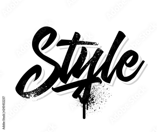 Style. Vector illustration.