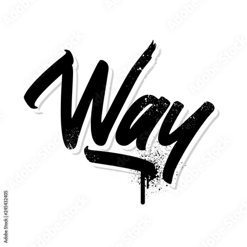 Way. Vector illustration.