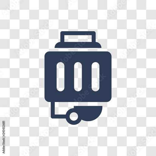 garbage disposal icon vector photo