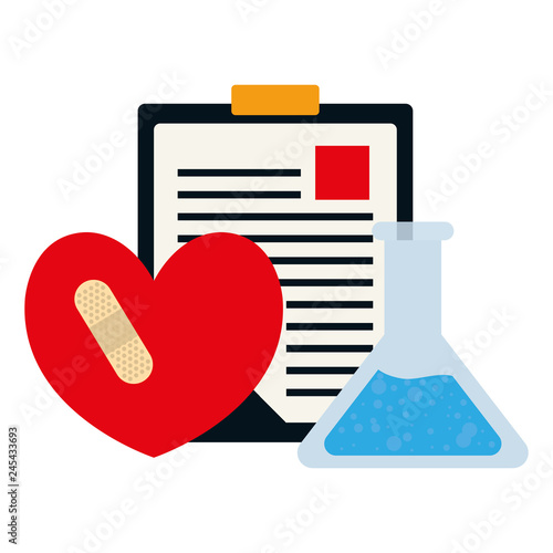 medical order checklist with tube test