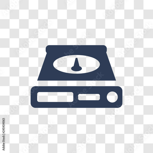 Hard disc icon vector