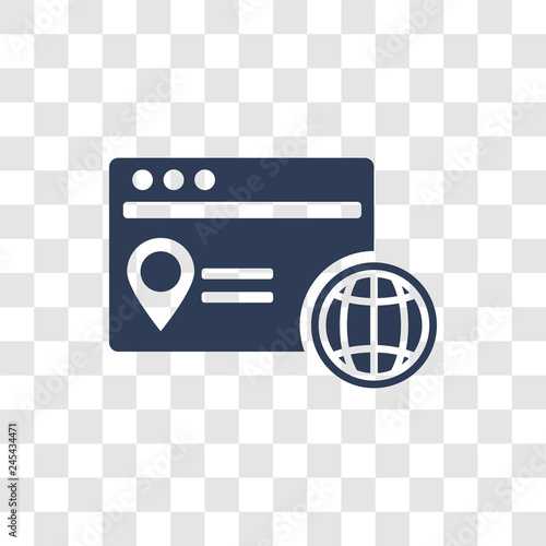 Remote access icon vector