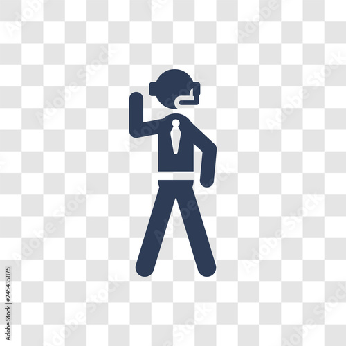 Commentator icon vector