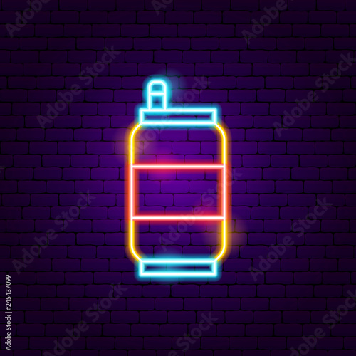 Drink Can Neon Sign