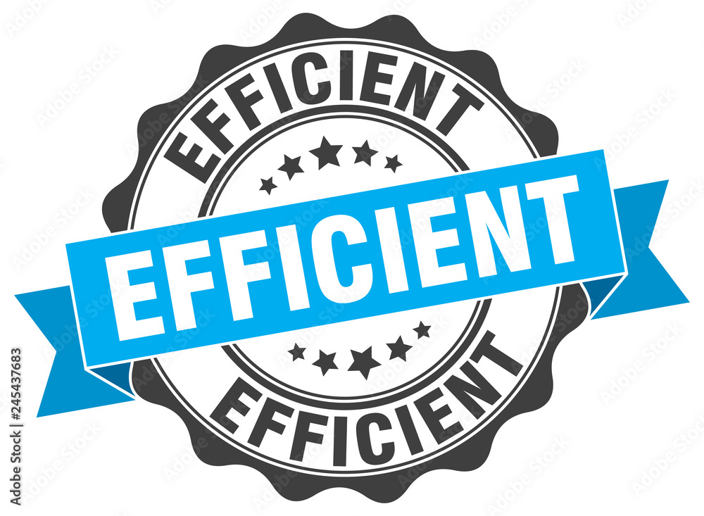 Obraz premium efficient stamp. sign. seal