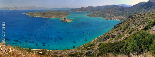 Spinalonga Bay and island, Crete