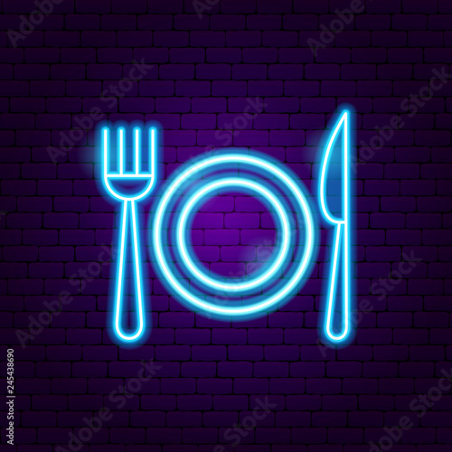 Menu Food Neon Sign