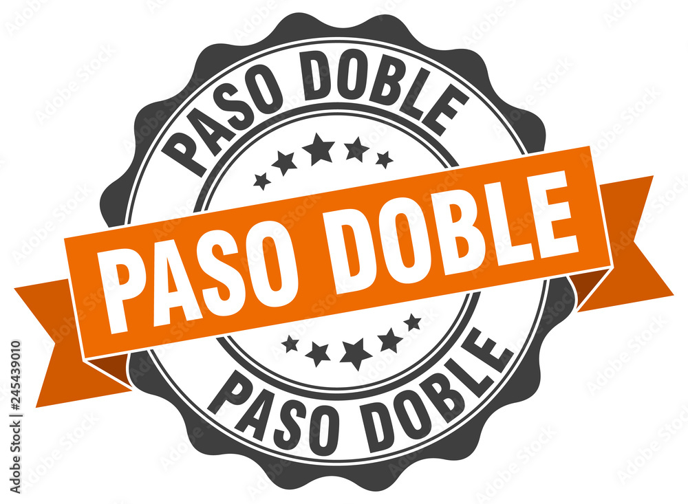 paso doble stamp. sign. seal paso doble stamp. sign. seal