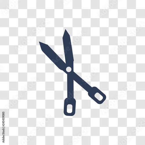 Pruning shears icon vector