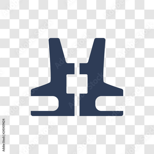 Bulletproof Vest icon vector
