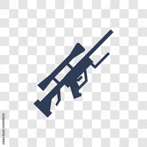 Sniper Rifle icon vector