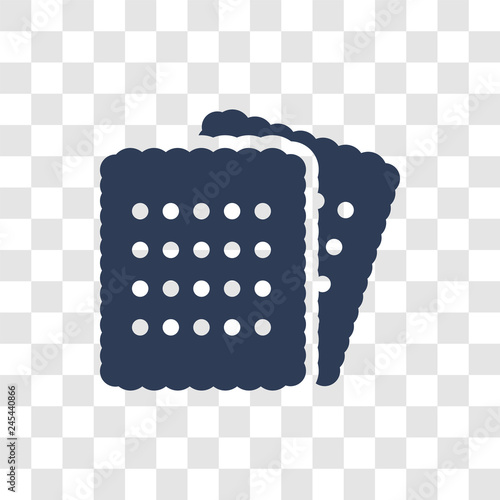 Cracker icon vector