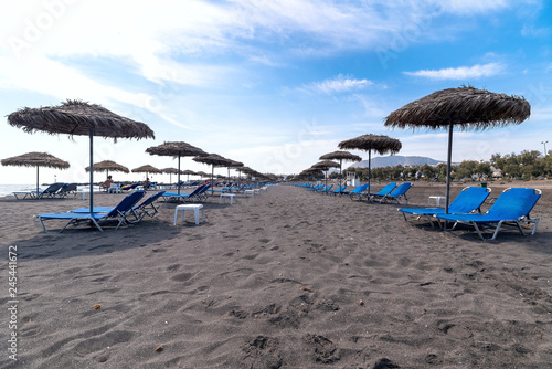 Monolithos beach - Aegean sea - Santorini island - Greece