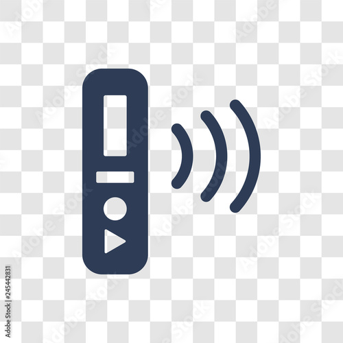Voice recorder icon vector