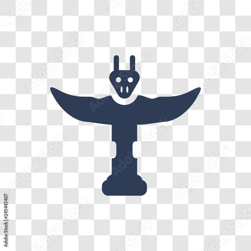 Native American Totem icon vector