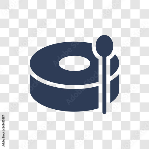 Native American Drum icon vector