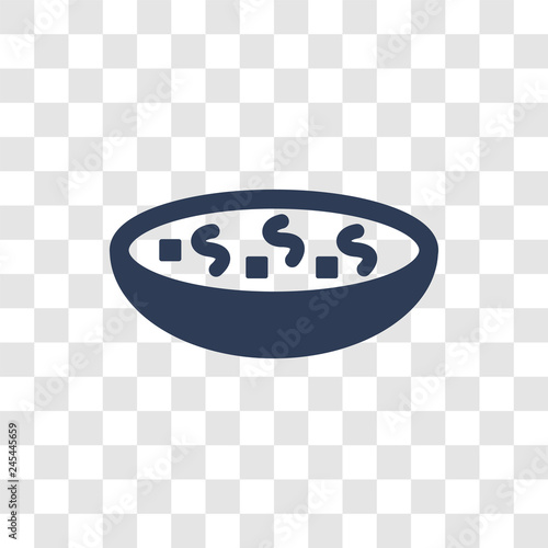 Tofu Soup icon vector