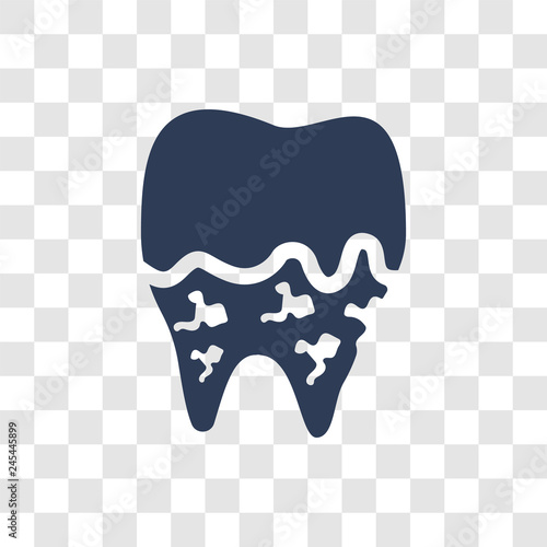 Dental Plaque icon vector