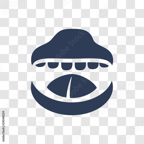 Oral icon vector