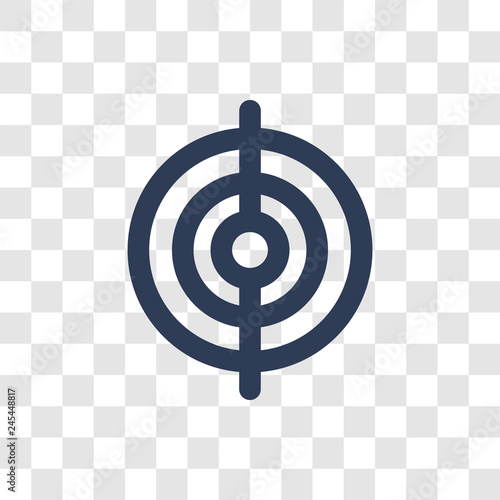 Shooting game icon vector