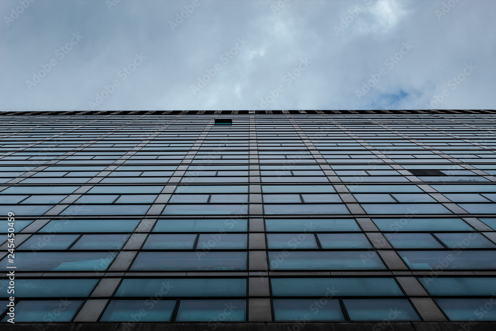 modern office building and sky modern office building and sky
