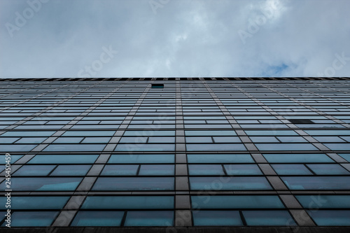 modern office building and sky