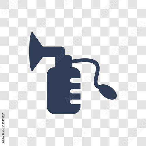 Breast pump icon vector