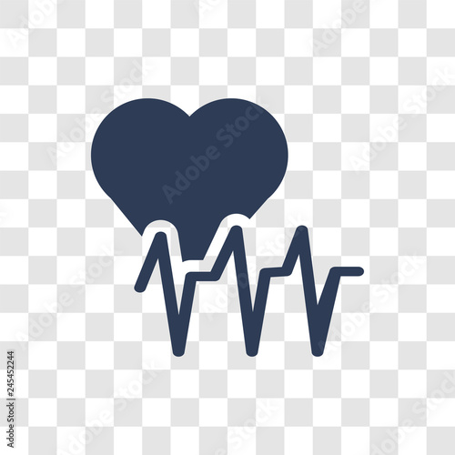 Cardiogram icon vector