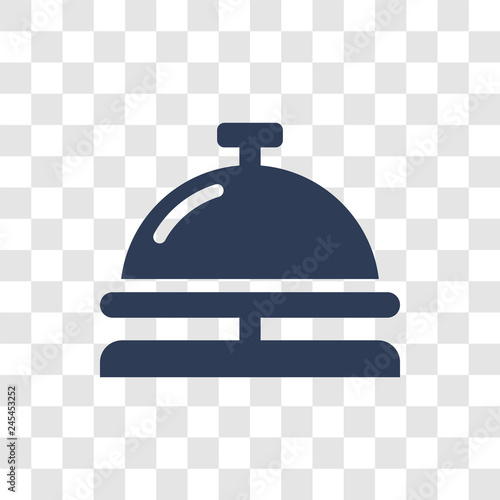 Reception bell icon vector