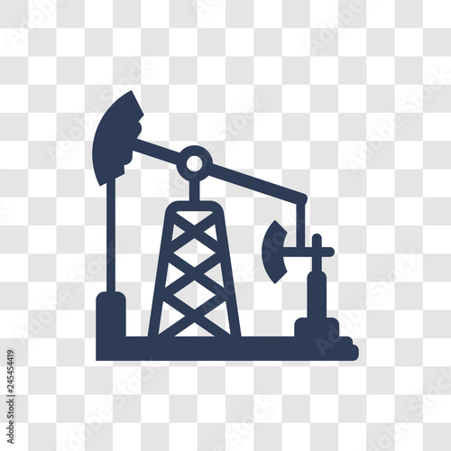 Oil pump icon vector