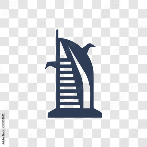 Dubai icon vector