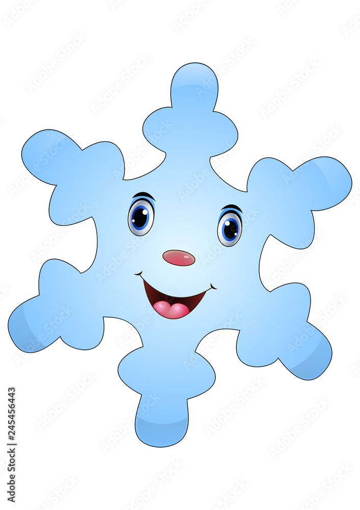 Snowflake Cartoon emoticon Snowflake Cartoon emoticon